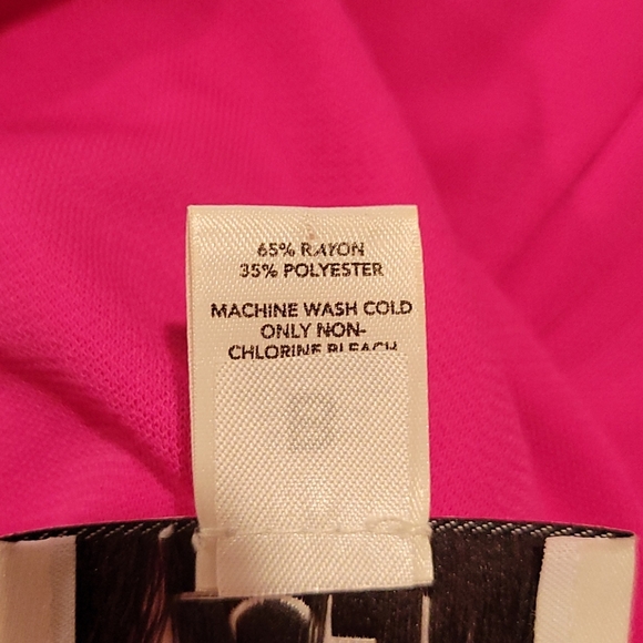 ann taylor LOFT  hot pink midi dress - Picture 6 of 8